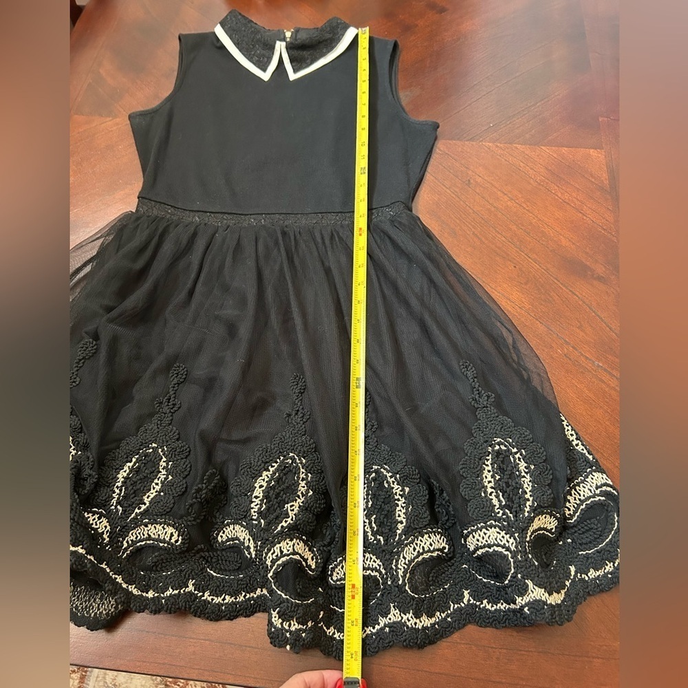 Esley Black and White women  Formal Dress size M vintage - Picture 7 of 10